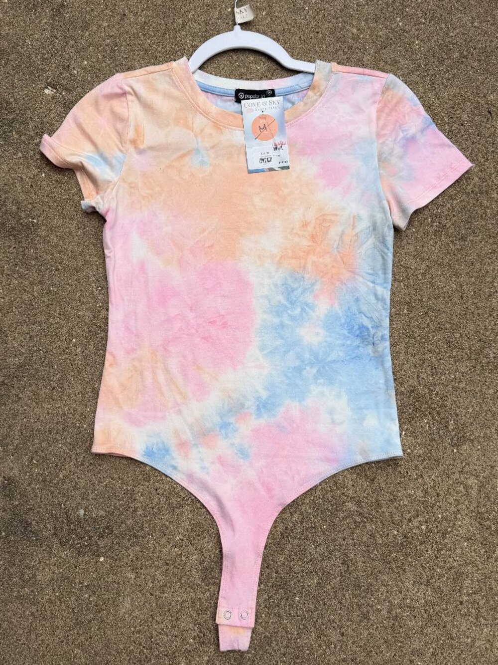 Peach Tie Dye Bodysuit